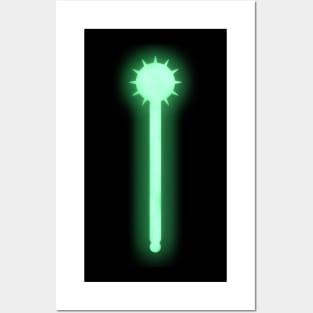 Spiritual Weapon (Green Morningstar) Posters and Art